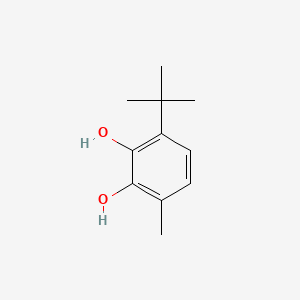 molecular formula C11H16O2 B11963162 3-tert-Butyl-6-methylpyrocatechol CAS No. 2213-67-4