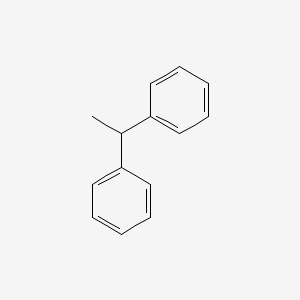 molecular formula C14H14 B1196317 1,1-Diphenylethane CAS No. 612-00-0