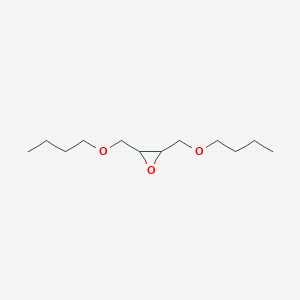 molecular formula C12H24O3 B11963247 2,3-Bis(butoxymethyl)oxirane 