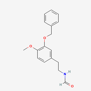 molecular formula C17H19NO3 B11963289 N-(2-(3-Benzyloxy-4-methoxy-phenyl)-ethyl)-formamide CAS No. 68360-20-3