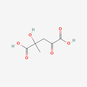 molecular formula C6H8O6 B1196333 4-Hydroxy-4-methyl-2-oxoglutaric acid 