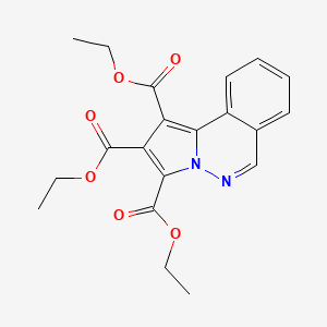 molecular formula C20H20N2O6 B11963523 Triethyl pyrrolo(2,1-A)phthalazine-1,2,3-tricarboxylate CAS No. 321922-17-2