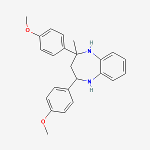 2,4-Bis(4-methoxyphenyl)-4-methyl-1,2,3,5-tetrahydro-1,5-benzodiazepine
