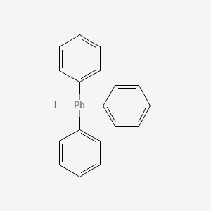 molecular formula C18H15IPb B11963548 Iodo(triphenyl)plumbane CAS No. 894-07-5