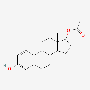 Acetic acid (3-hydroxy-13-methyl-6,7,8,9,11,12,14,15,16,17-decahydrocyclopenta[a]phenanthren-17-yl) ester