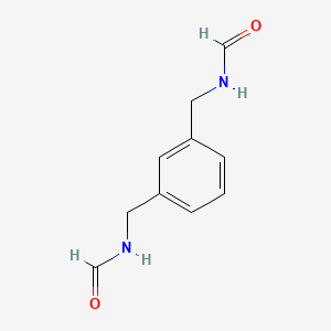 molecular formula C10H12N2O2 B11963589 Formamide, N,N'-[1,3-phenylenebis(methylene)]bis- CAS No. 59276-03-8