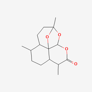 1,5,9-Trimethyl-11,14,15-trioxatetracyclo[10.2.1.04,13.08,13]pentadecan-10-one