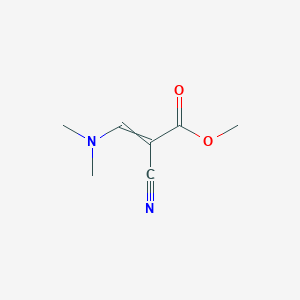 molecular formula C7H10N2O2 B11963627 Methyl 2-cyano-3-(dimethylamino)prop-2-enoate 