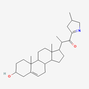 molecular formula C27H41NO2 B1196366 Tomatillidine CAS No. 986-45-8
