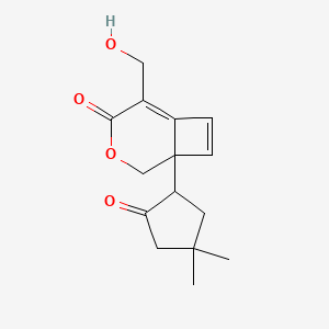 molecular formula C15H18O4 B1196367 Fomannosin CAS No. 18885-59-1