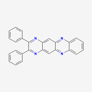 molecular formula C26H16N4 B11963678 Pyrazino[2,3-b]phenazine, 2,3-diphenyl- CAS No. 125309-56-0