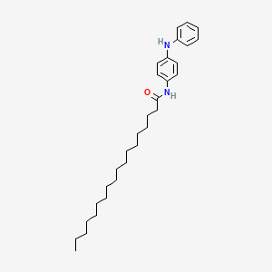 molecular formula C30H46N2O B11963730 N-(4-anilinophenyl)octadecanamide CAS No. 2592-96-3