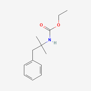 molecular formula C13H19NO2 B11963776 ethyl N-(2-methyl-1-phenylpropan-2-yl)carbamate CAS No. 21552-58-9