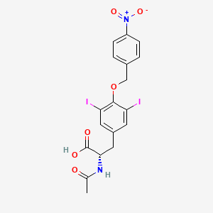 p-Nitrobenzyloxy-N-acetyldiiodotyrosine