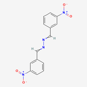 molecular formula C14H10N4O4 B11963833 3-Nitrobenzaldehyde azine 