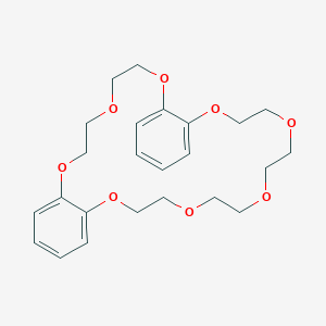 molecular formula C24H32O8 B11963859 3,5-Dibenzo-24-crown-8 CAS No. 75832-82-5