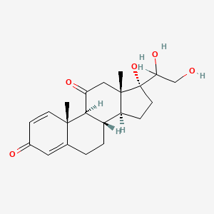 Pregna-1,4-diene-3,11-dione, 17,20,21-trihydroxy-