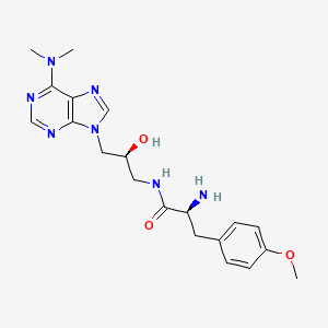 6-Dimethylamino-9-(2-hydroxy-3-(4-methoxyphenyl-L-alanylamino)propyl)purine