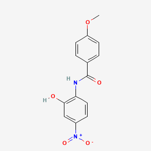 molecular formula C14H12N2O5 B11963944 N-(2-hydroxy-4-nitrophenyl)-4-methoxybenzamide CAS No. 38880-95-4