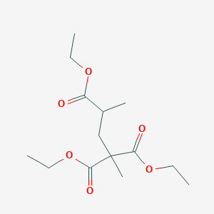 molecular formula C14H24O6 B11963952 Triethyl 2,2,4-pentanetricarboxylate CAS No. 57197-29-2