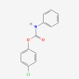 molecular formula C13H10ClNO2 B11963963 4-Chlorophenyl phenylcarbamate CAS No. 16323-15-2