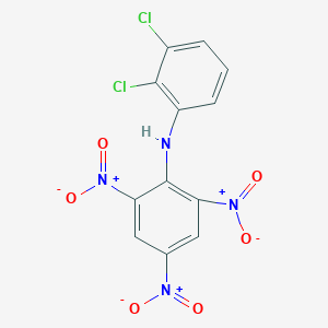 molecular formula C12H6Cl2N4O6 B11964011 N-(2,3-dichlorophenyl)-2,4,6-trinitroaniline CAS No. 63033-86-3