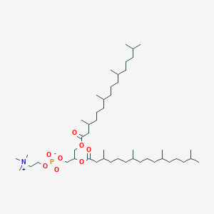 2,3-Bis[(3,7,11,15-tetramethylhexadecanoyl)oxy]propyl 2-(trimethylammonio)ethyl phosphate