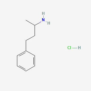 molecular formula C10H16ClN B11964053 1-Methyl-3-phenylpropylamine hydrochloride CAS No. 73839-93-7