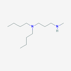 molecular formula C12H28N2 B11964058 1,3-Propanediamine, N,N-dibutyl-N'-methyl- CAS No. 189625-05-6