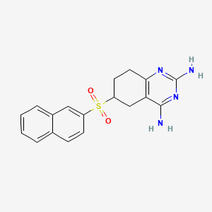 6-Naphthalen-2-ylsulfonyl-5,6,7,8-tetrahydroquinazoline-2,4-diamine