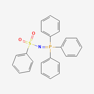 molecular formula C24H20NO2PS B11964107 Benzenesulfonamide, N-(triphenylphosphoranylidene)- CAS No. 1056-25-3