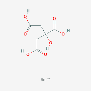 molecular formula C6H8O7Sn B11964112 Citric acid, tin(II)salt CAS No. 5077-53-2