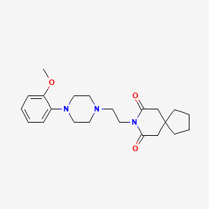 molecular formula C22H31N3O3 B1196413 BMY 7378 free base CAS No. 21102-94-3