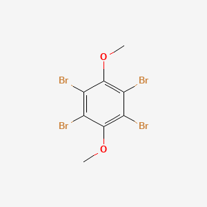 molecular formula C8H6Br4O2 B11964133 1,2,4,5-Tetrabromo-3,6-dimethoxybenzene CAS No. 19403-94-2