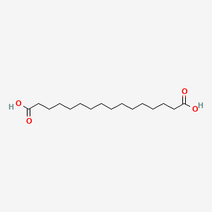 molecular formula C16H30O4 B1196417 Hexadecanedioic acid CAS No. 505-54-4