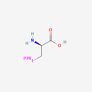 (2S)-2-Amino-3-(125I)iodanylpropanoic acid