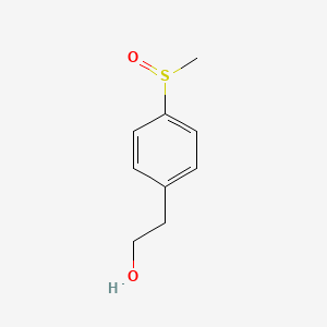 molecular formula C9H12O2S B11964262 2-(4-Methanesulfinyl-phenyl)-ethanol 