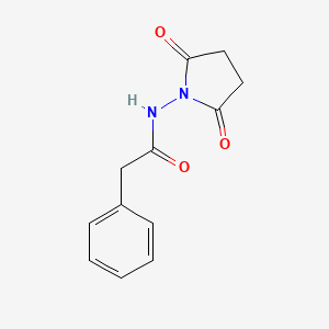 molecular formula C12H12N2O3 B11964362 N-(2,5-dioxopyrrolidin-1-yl)-2-phenylacetamide CAS No. 18542-74-0
