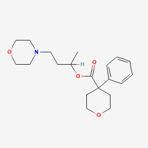 molecular formula C20H29NO4 B1196437 Fedrilate CAS No. 23271-74-1
