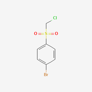molecular formula C7H6BrClO2S B1196442 4-Bromophenyl chloromethyl sulfone CAS No. 24437-60-3