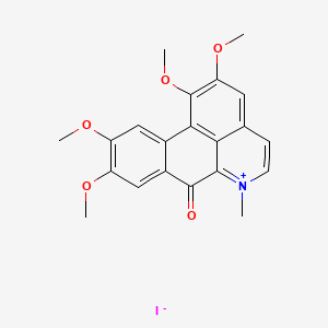 molecular formula C21H20INO5 B1196443 Oxoglaucine methiodide CAS No. 55974-08-8