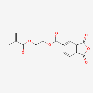 molecular formula C15H12O7 B1196444 2-(Methacryloyloxy)ethyl 1,3-dioxo-1,3-dihydroisobenzofuran-5-carboxylate CAS No. 70293-55-9