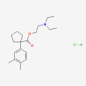 molecular formula C20H32ClNO2 B1196447 Metcaraphen hydrochloride CAS No. 1950-31-8