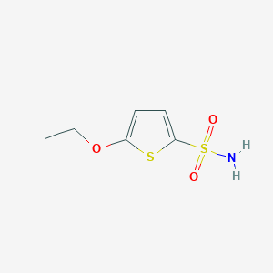 molecular formula C6H9NO3S2 B119645 5-Ethoxythiophene-2-sulfonamide CAS No. 142294-54-0
