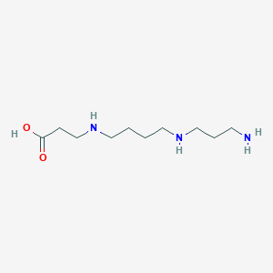 molecular formula C10H23N3O2 B1196457 精子酸 1 CAS No. 66165-34-2