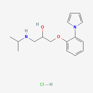 molecular formula C16H23ClN2O2 B1196468 Isamoltane CAS No. 55050-96-9