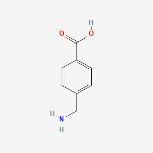 molecular formula C8H9NO2 B1196473 4-(Aminomethyl)benzoic acid CAS No. 56-91-7