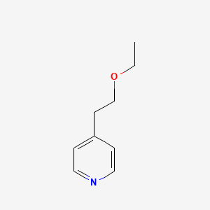 molecular formula C9H13NO B11964734 4-(2-Ethoxyethyl)pyridine CAS No. 7250-69-3