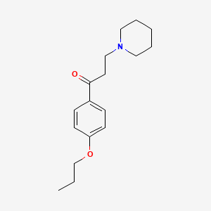 molecular formula C17H25NO2 B1196475 Propipocaine CAS No. 3670-68-6