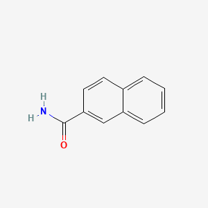 molecular formula C11H9NO B1196476 萘-2-甲酰胺 CAS No. 2243-82-5
